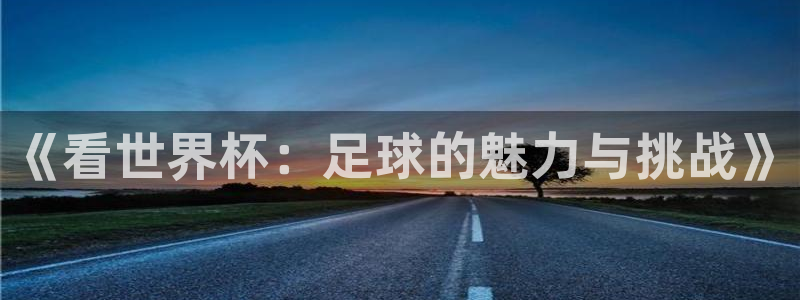 中欧体育平台官网：《看世界杯：足球的魅力与挑战》